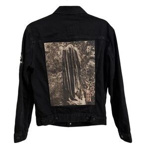 Custom Levi’s Denim Jacket with Converge Jane Doe Inspired Back Patch RARE